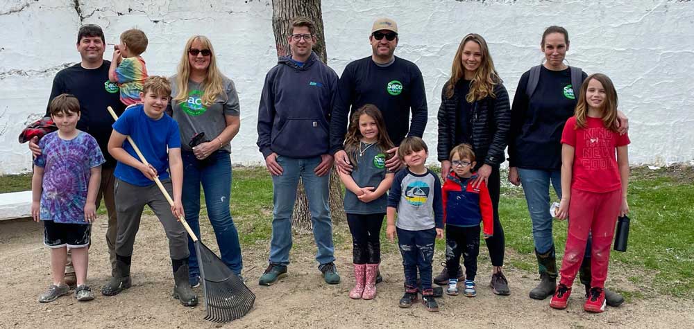 Maine Water teams take part in Earth Day community clean-up efforts.
