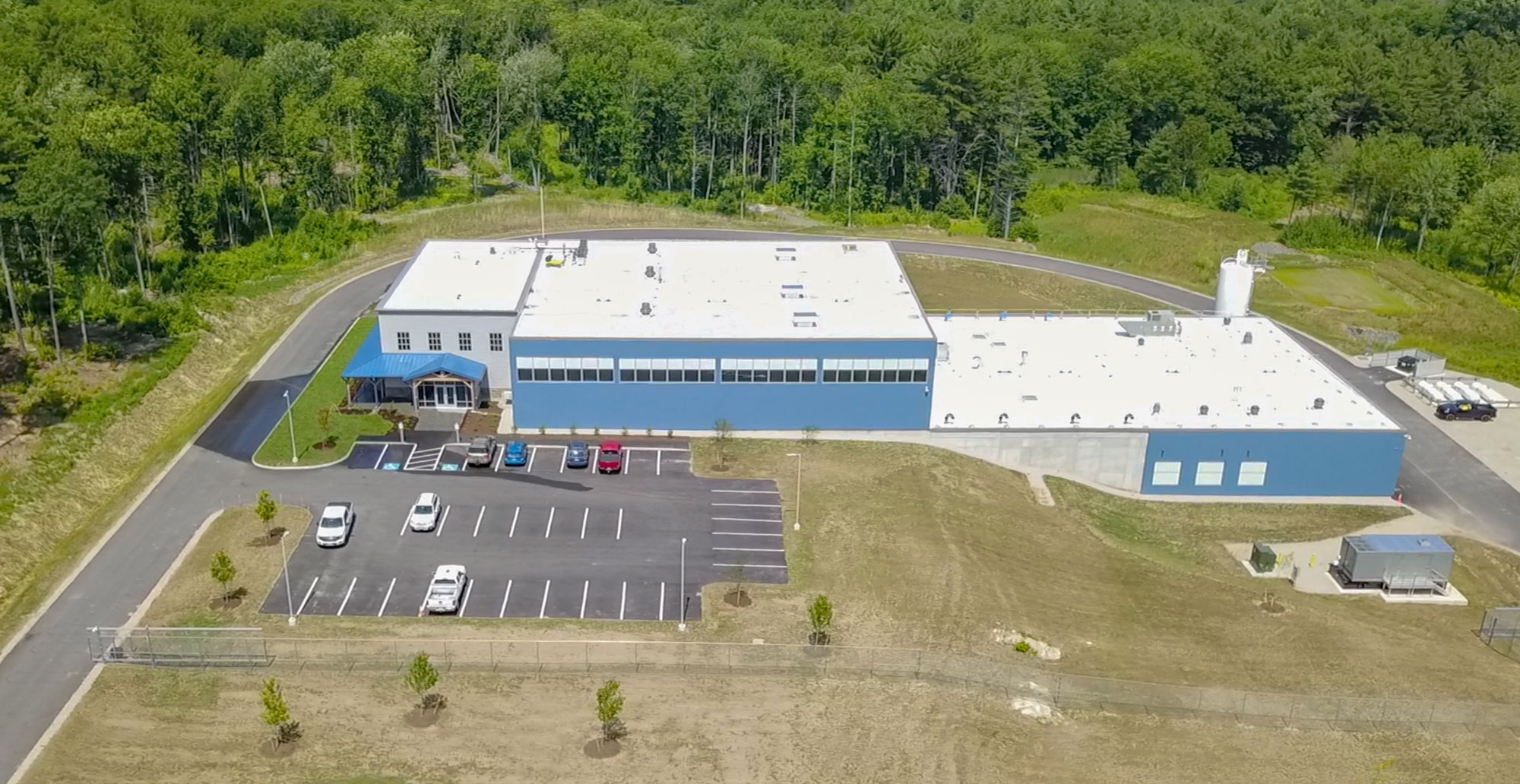 Maine Water's Saco River Drinking Water Resource Center in Biddeford. 