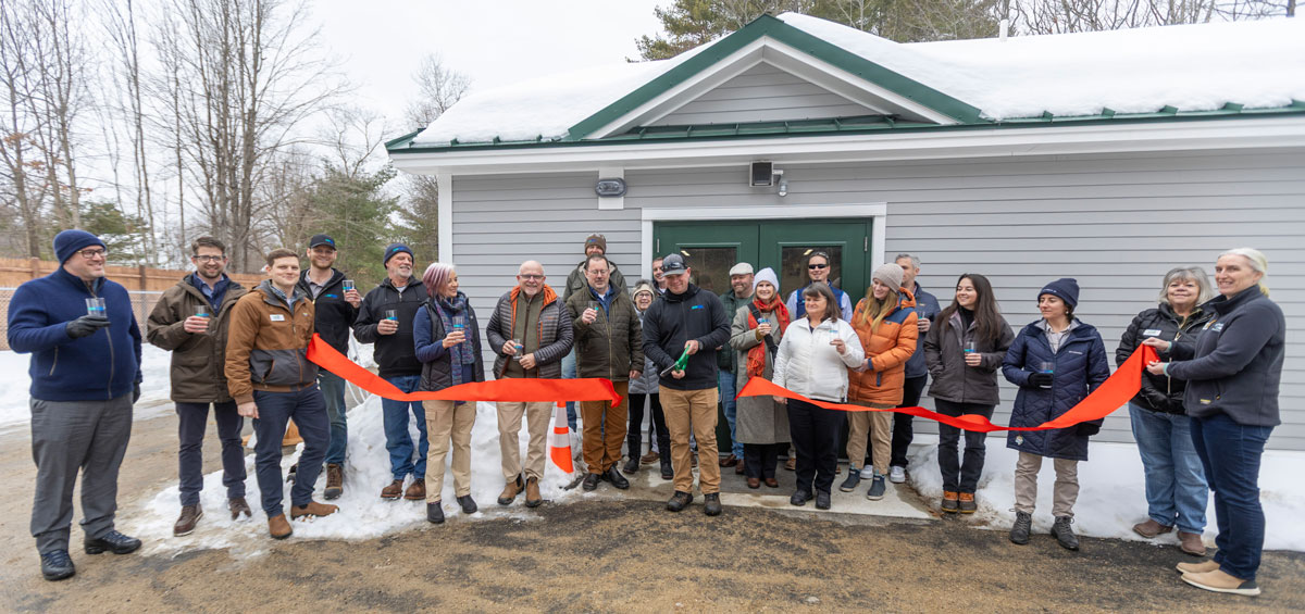 Officials cut the ribbon on Maine Water's new Kezar Falls Drinking Water Treatment Facility